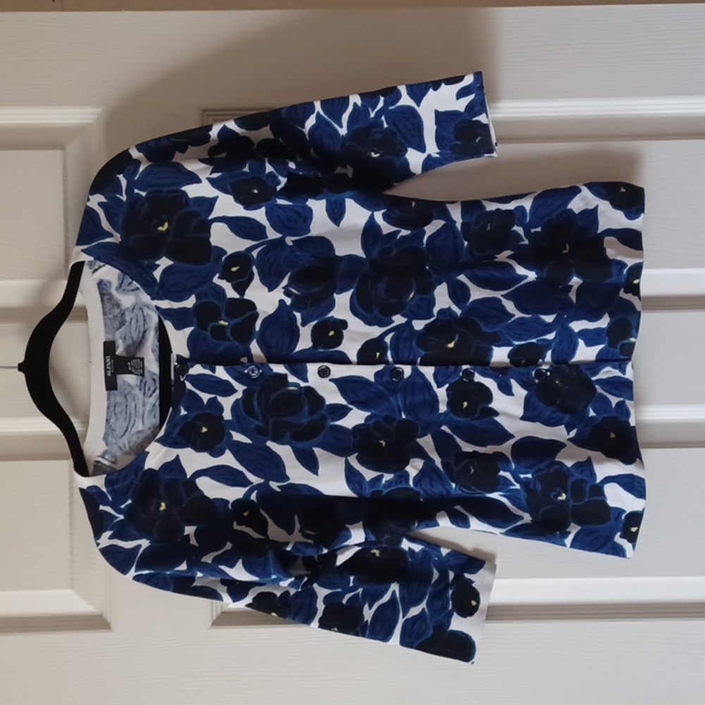 Alfani floral sweater
